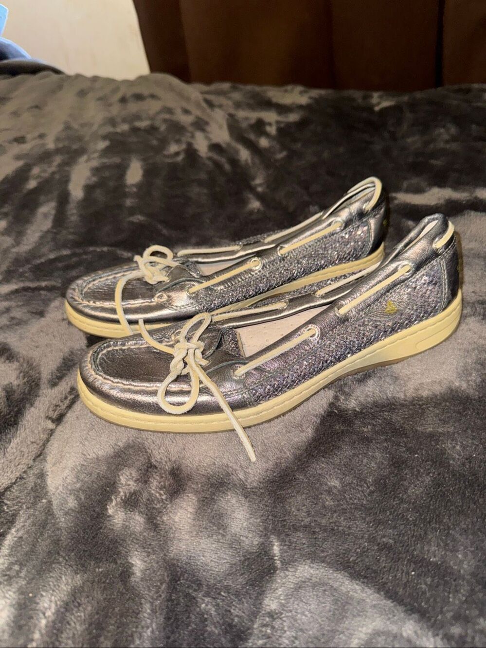 Sperry glitter loafers size 8.5